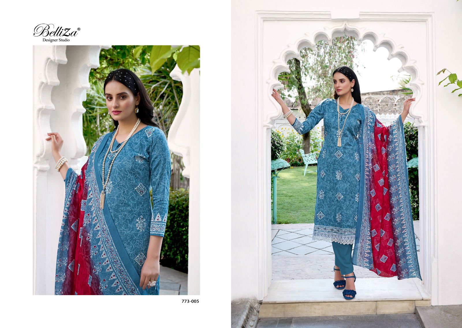 Siyahi Mirror By Belliza 001-010 Printed Cotton Dress Material Catalog